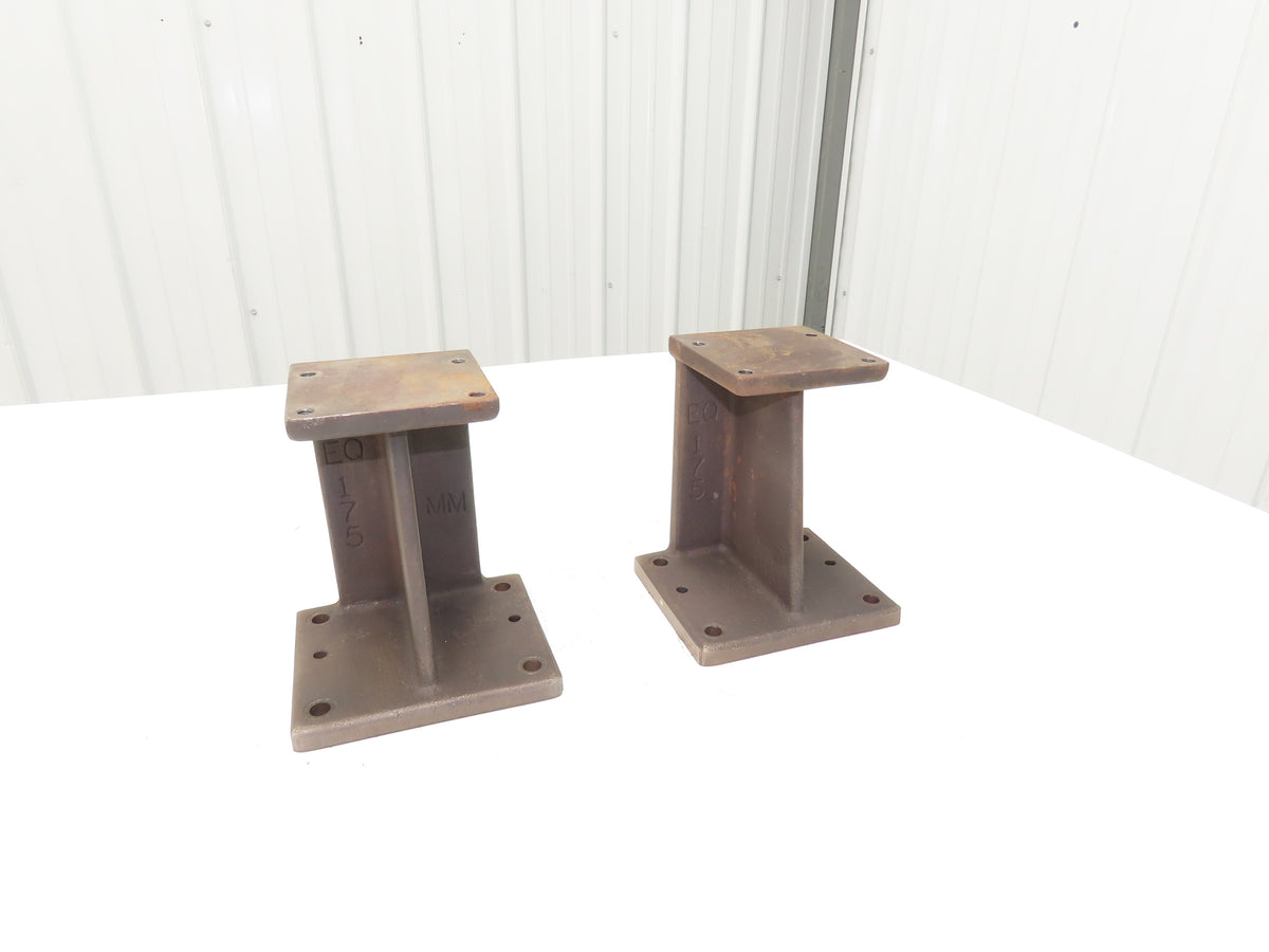 EQ Equivalent Base Cast Iron Fixture Stack Riser Block 175mm 6.88"H Lot of 2