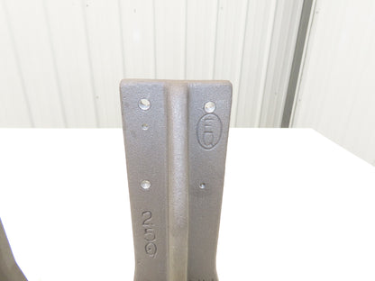 EQ Equivalent Base Aluminum Fixture Angle Riser Bracket 250mm 9.84"H Lot of 2