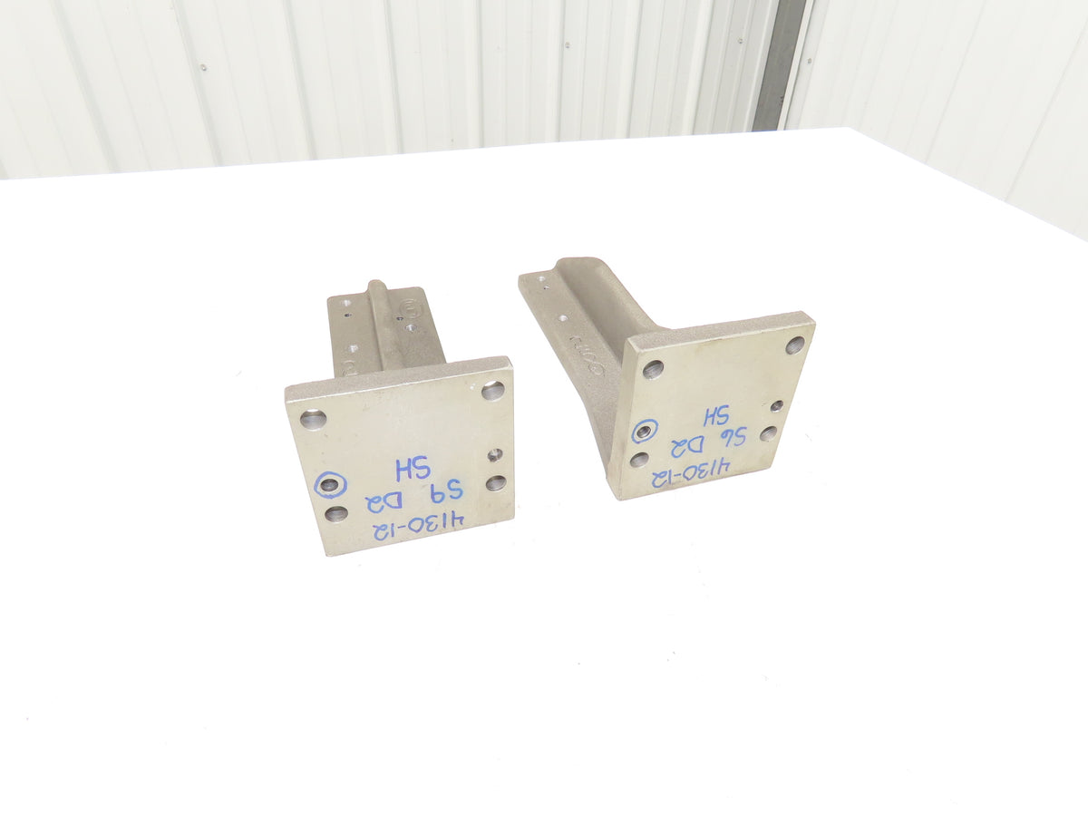 EQ Equivalent Base Aluminum Fixture Angle Riser Bracket 250mm 9.84"H Lot of 2