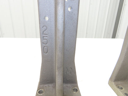 EQ Equivalent Base Aluminum Fixture Angle Riser Bracket 250mm 9.84"H Lot of 2