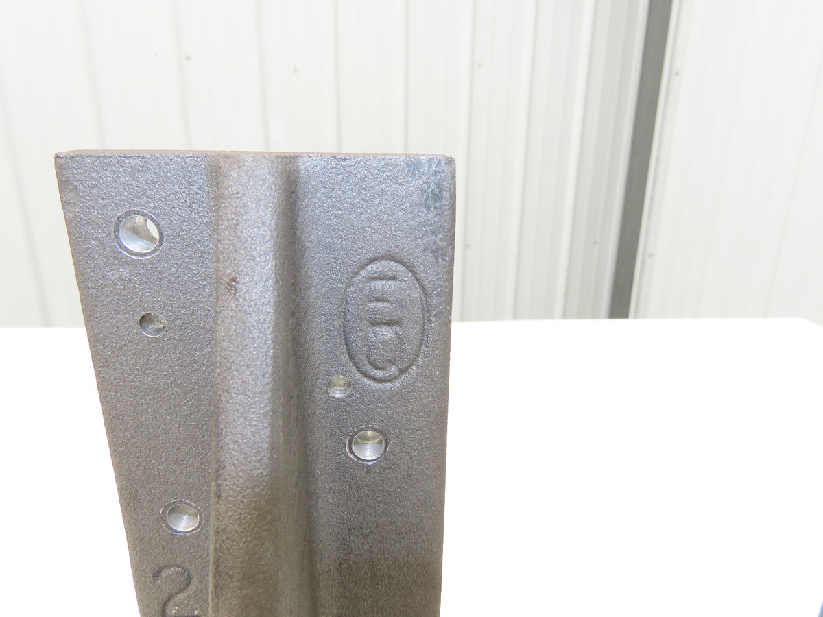 EQ Equivalent Base Aluminum Fixture Angle Riser Bracket 250mm 9.84"H Lot of 2