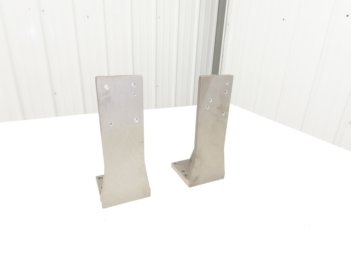 EQ Equivalent Base Aluminum Fixture Angle Riser Bracket 250mm 9.84"H Lot of 2