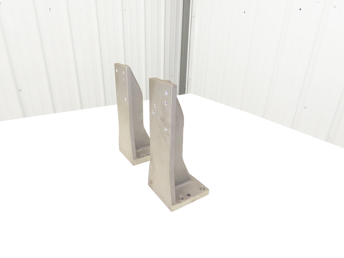 EQ Equivalent Base Aluminum Fixture Angle Riser Bracket 250mm 9.84"H Lot of 2
