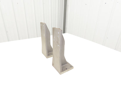 EQ Equivalent Base Aluminum Fixture Angle Riser Bracket 250mm 9.84"H Lot of 2