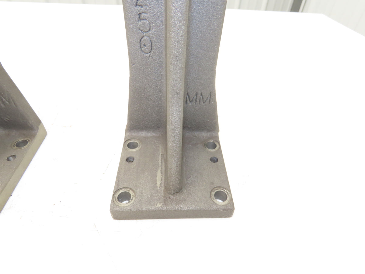 EQ Equivalent Base Aluminum Fixture Angle Riser Bracket 250mm 9.84"H Lot of 2
