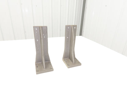 EQ Equivalent Base Aluminum Fixture Angle Riser Bracket 250mm 9.84"H Lot of 2