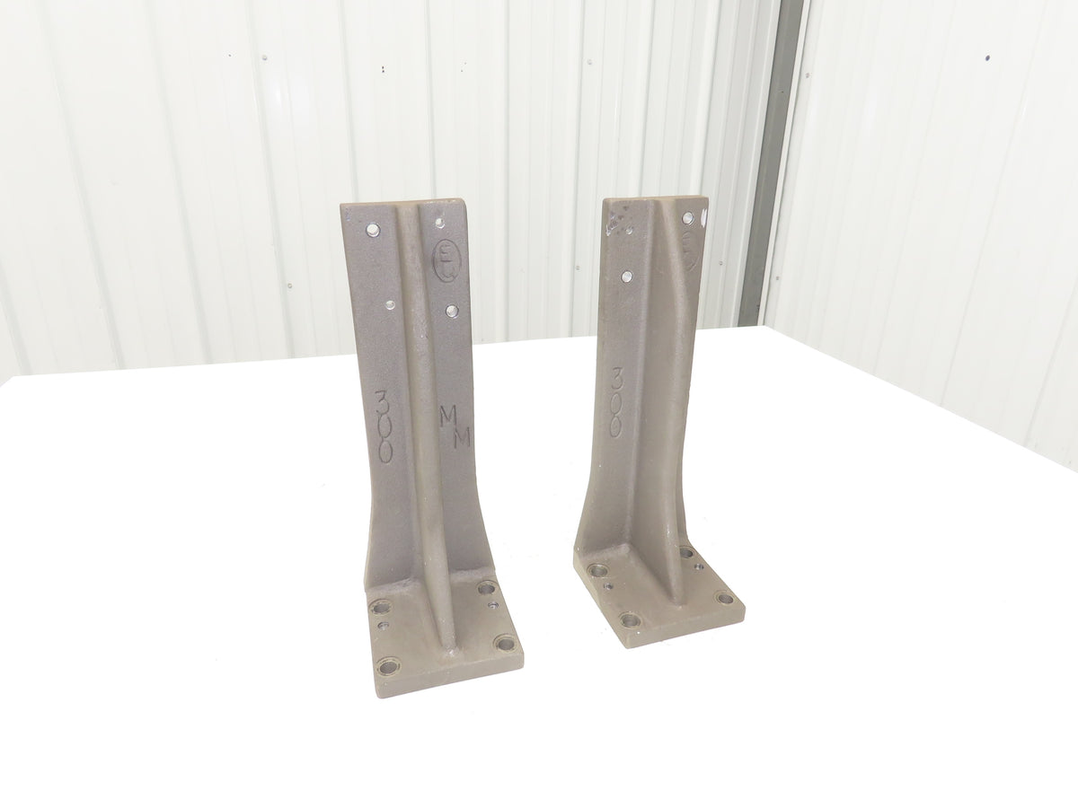 EQ Equivalent Base Aluminum Fixture Angle Riser Bracket 300mm 11.8"H Lot of 2