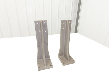 EQ Equivalent Base Aluminum Fixture Angle Riser Bracket 300mm 11.8"H Lot of 2