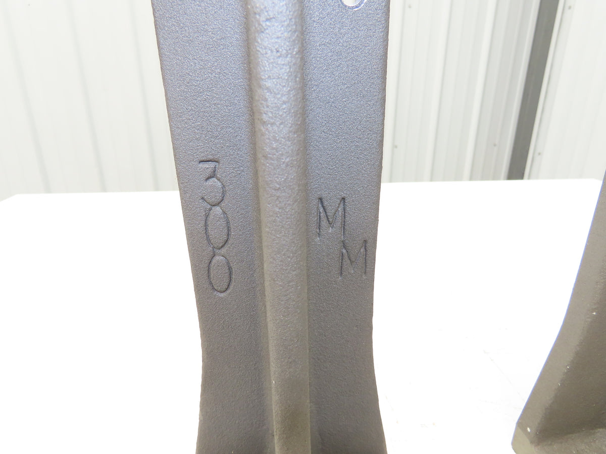 EQ Equivalent Base Aluminum Fixture Angle Riser Bracket 300mm 11.8"H Lot of 2