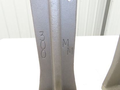 EQ Equivalent Base Aluminum Fixture Angle Riser Bracket 300mm 11.8"H Lot of 2