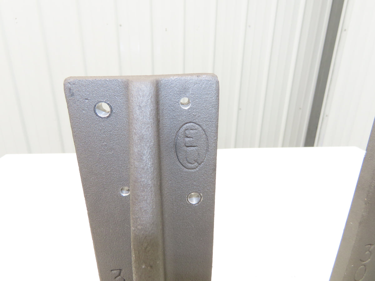 EQ Equivalent Base Aluminum Fixture Angle Riser Bracket 300mm 11.8"H Lot of 2