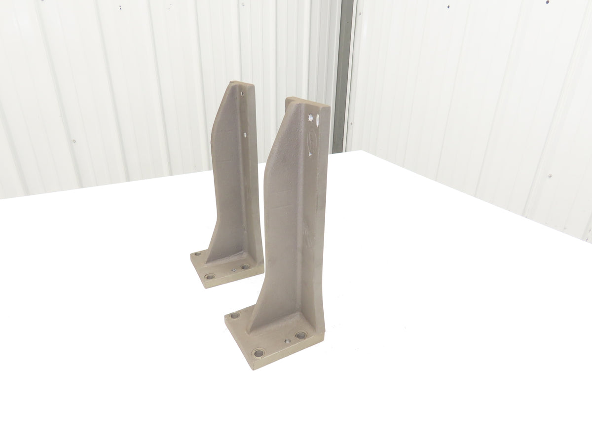 EQ Equivalent Base Aluminum Fixture Angle Riser Bracket 300mm 11.8"H Lot of 2