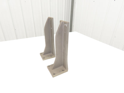 EQ Equivalent Base Aluminum Fixture Angle Riser Bracket 300mm 11.8"H Lot of 2
