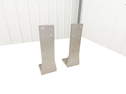 EQ Equivalent Base Aluminum Fixture Angle Riser Bracket 300mm 11.8"H Lot of 2