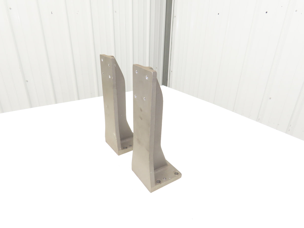EQ Equivalent Base Aluminum Fixture Angle Riser Bracket 300mm 11.8"H Lot of 2