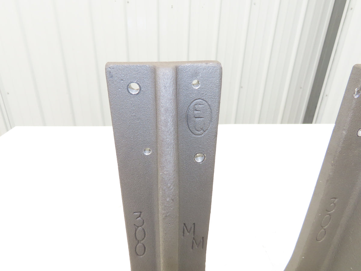 EQ Equivalent Base Aluminum Fixture Angle Riser Bracket 300mm 11.8"H Lot of 2