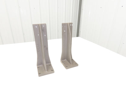 EQ Equivalent Base Aluminum Fixture Angle Riser Bracket 300mm 11.8"H Lot of 2