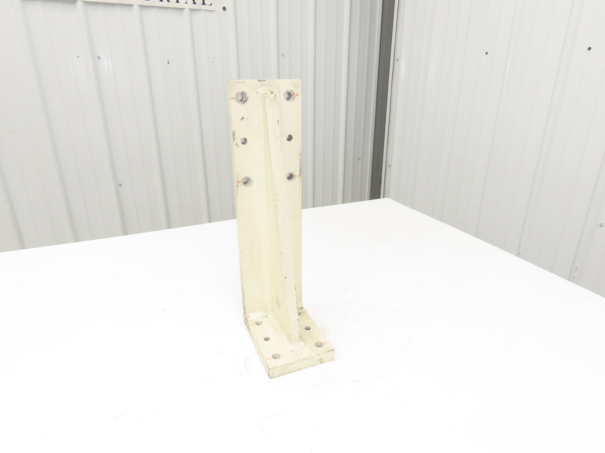 Welded Steel Fixture Riser Angle Plate Bracket 400mm 15.74"H x 4-1/8"W