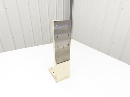 Welded Steel Fixture Riser Angle Plate Bracket 400mm 15.74"H x 4-1/8"W