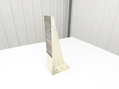 Welded Steel Fixture Riser Angle Plate Bracket 400mm 15.74"H x 4-1/8"W