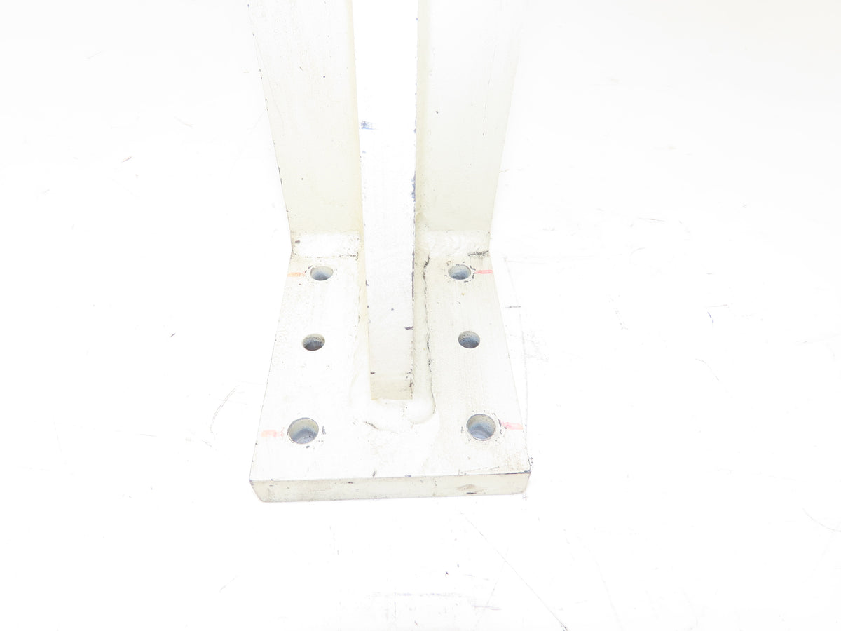 Welded Steel Fixture Riser Angle Plate Bracket 400mm 15.74"H x 4-1/8"W