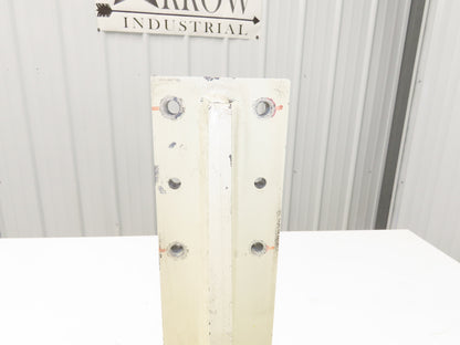 Welded Steel Fixture Riser Angle Plate Bracket 400mm 15.74"H x 4-1/8"W