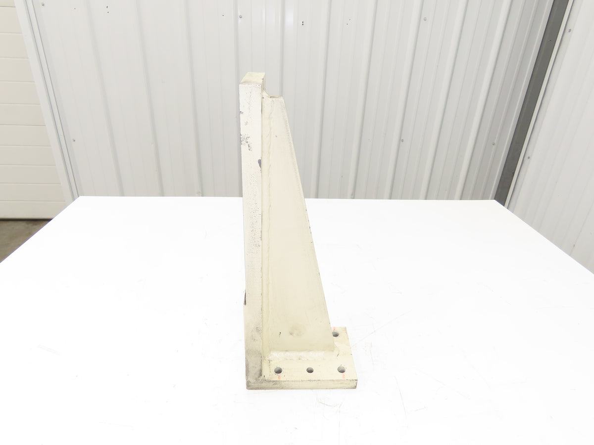 Welded Steel Fixture Riser Angle Plate Bracket 400mm 15.74"H x 4-1/8"W