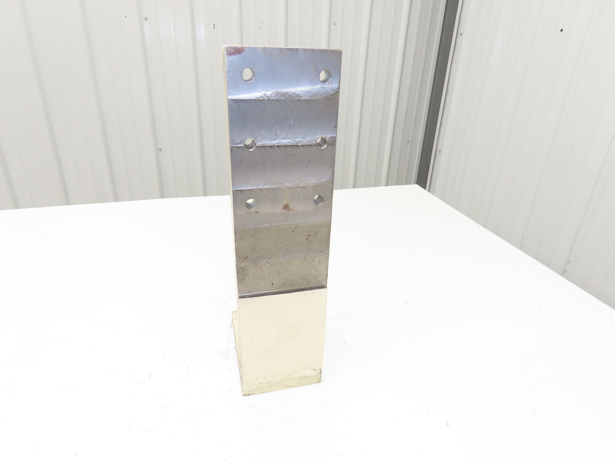Welded Steel Fixture Riser Angle Plate Bracket 400mm 15.74"H x 4-1/8"W