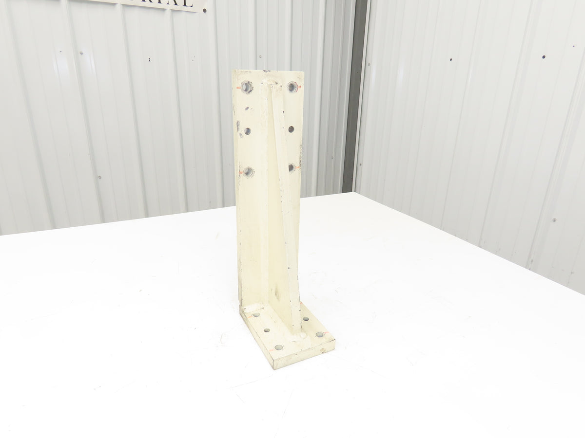 Welded Steel Fixture Riser Angle Plate Bracket 400mm 15.74"H x 4-1/8"W