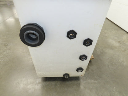 Fiberglass Separator Tank 200 Gal Oil Water Chemical Cleaning Filtration Baffle