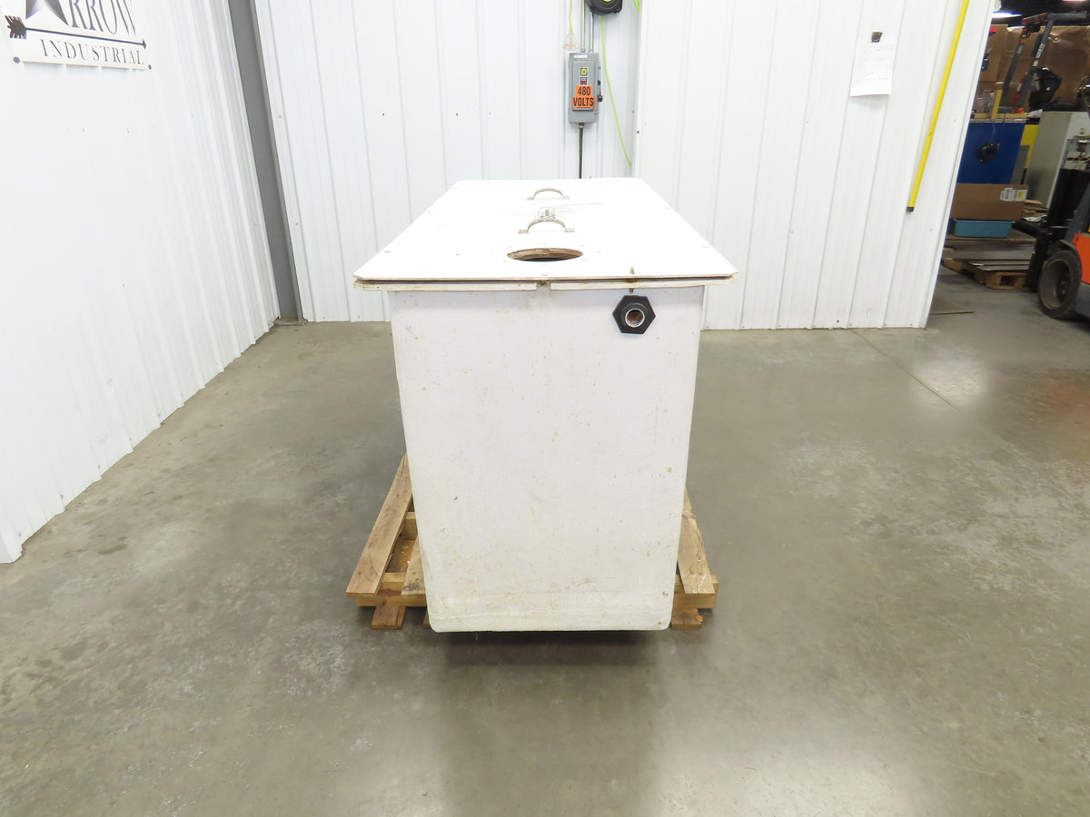 Fiberglass Separator Tank 200 Gal Oil Water Chemical Cleaning Filtration Baffle