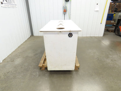 Fiberglass Separator Tank 200 Gal Oil Water Chemical Cleaning Filtration Baffle