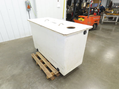 Fiberglass Separator Tank 200 Gal Oil Water Chemical Cleaning Filtration Baffle