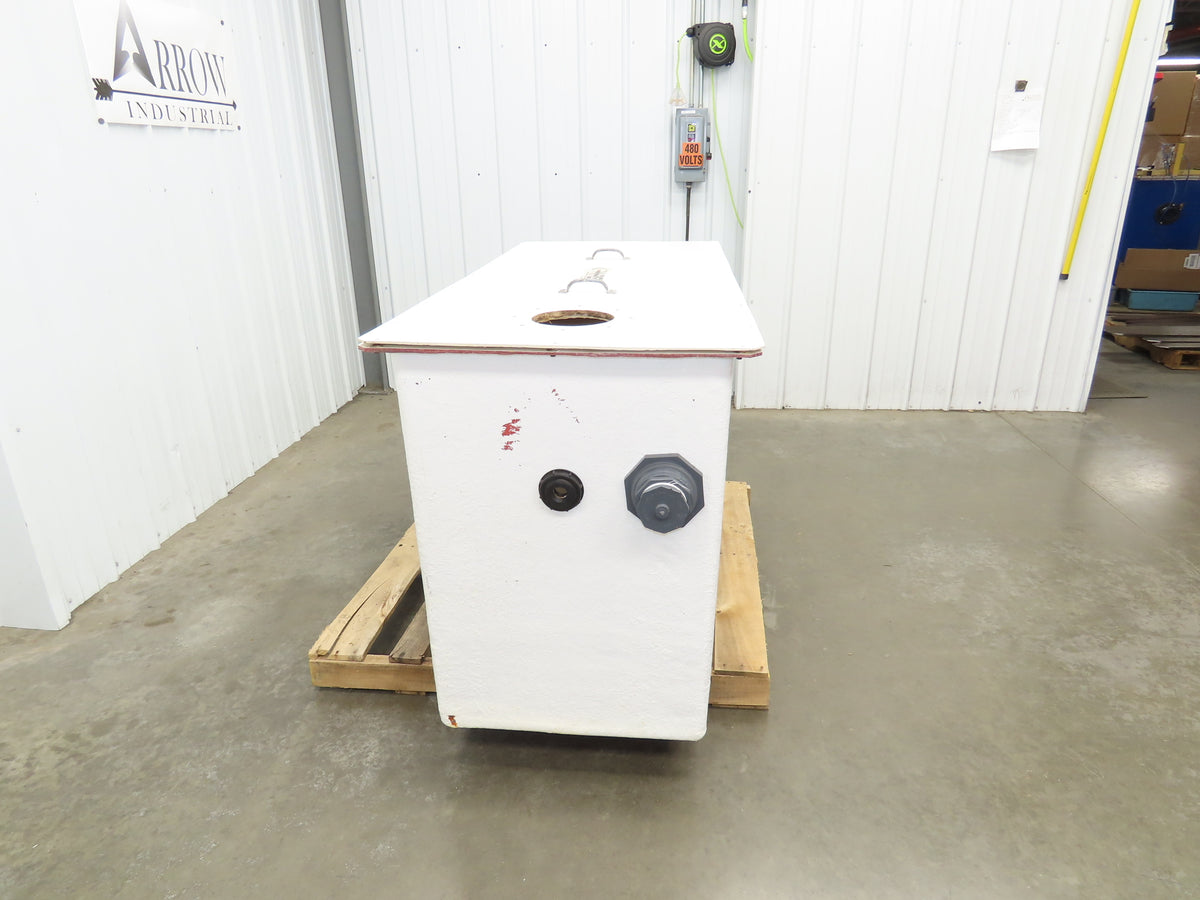 Separator Tank 200 Gal Oil Water Chemical Cleaning Filtration Baffle Fiberglass