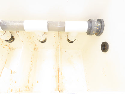 Separator Tank 200 Gal Oil Water Chemical Cleaning Filtration Baffle Fiberglass