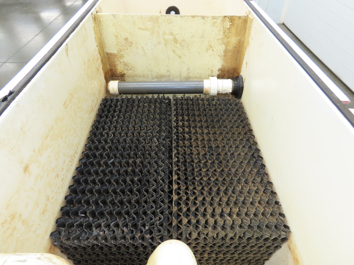 Separator Tank 200 Gal Oil Water Coalescer Plate Pack Filtration Fiberglass