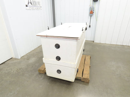 Separator Tank 200 Gal Oil Water Coalescer Plate Pack Filtration Fiberglass