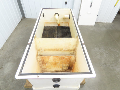 Separator Tank 200 Gal Oil Water Coalescer Plate Pack Filtration Fiberglass