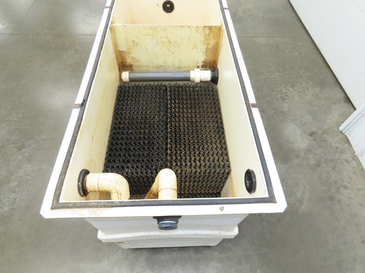 Separator Tank 200 Gal Oil Water Coalescer Plate Pack Filtration Fiberglass