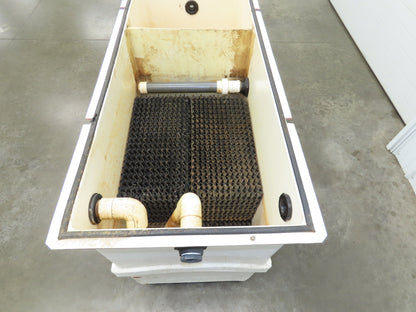 Separator Tank 200 Gal Oil Water Coalescer Plate Pack Filtration Fiberglass