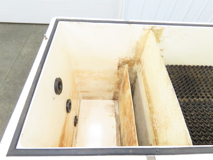 Separator Tank 200 Gal Oil Water Coalescer Plate Pack Filtration Fiberglass