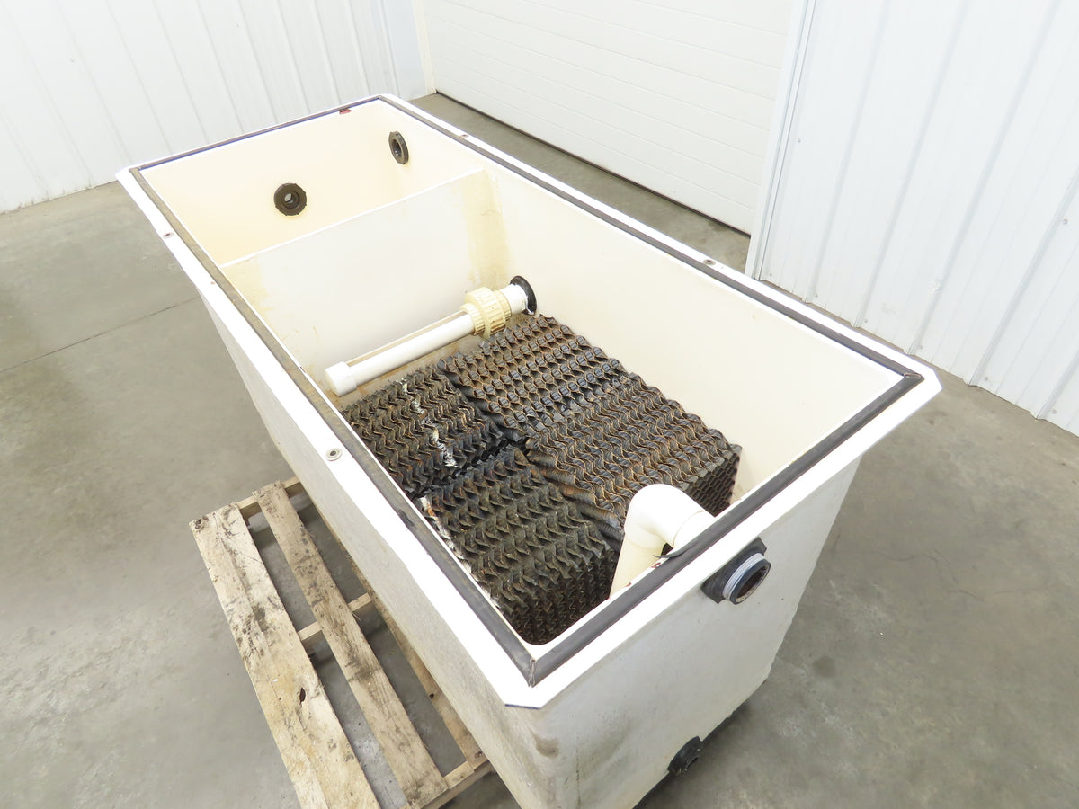 Separator Tank 200 Gal Oil Water Coalescer Plate Pack Filtration Fiberglass