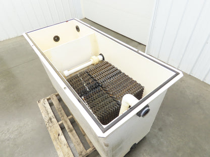 Separator Tank 200 Gal Oil Water Coalescer Plate Pack Filtration Fiberglass