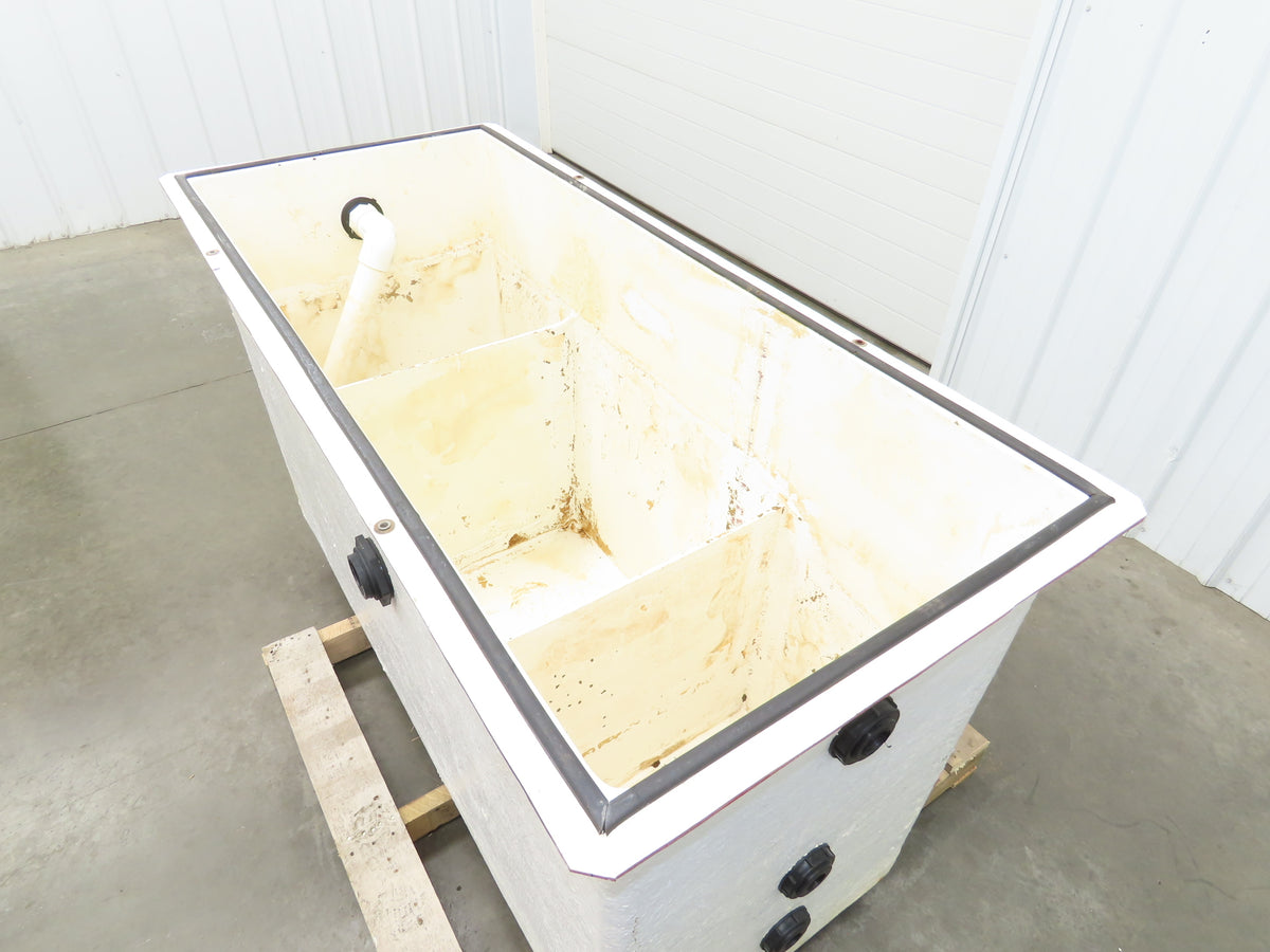 Separator Tank 200 Gal Oil Water Filtration Holding Tank Fiberglass
