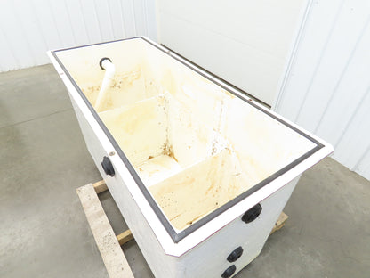 Separator Tank 200 Gal Oil Water Filtration Holding Tank Fiberglass