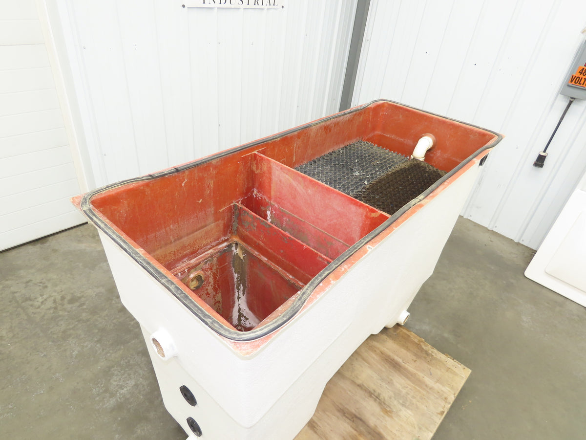 Separator Tank 180 Gal Oil Water Coalescer Plate Pack Filtration Fiberglass