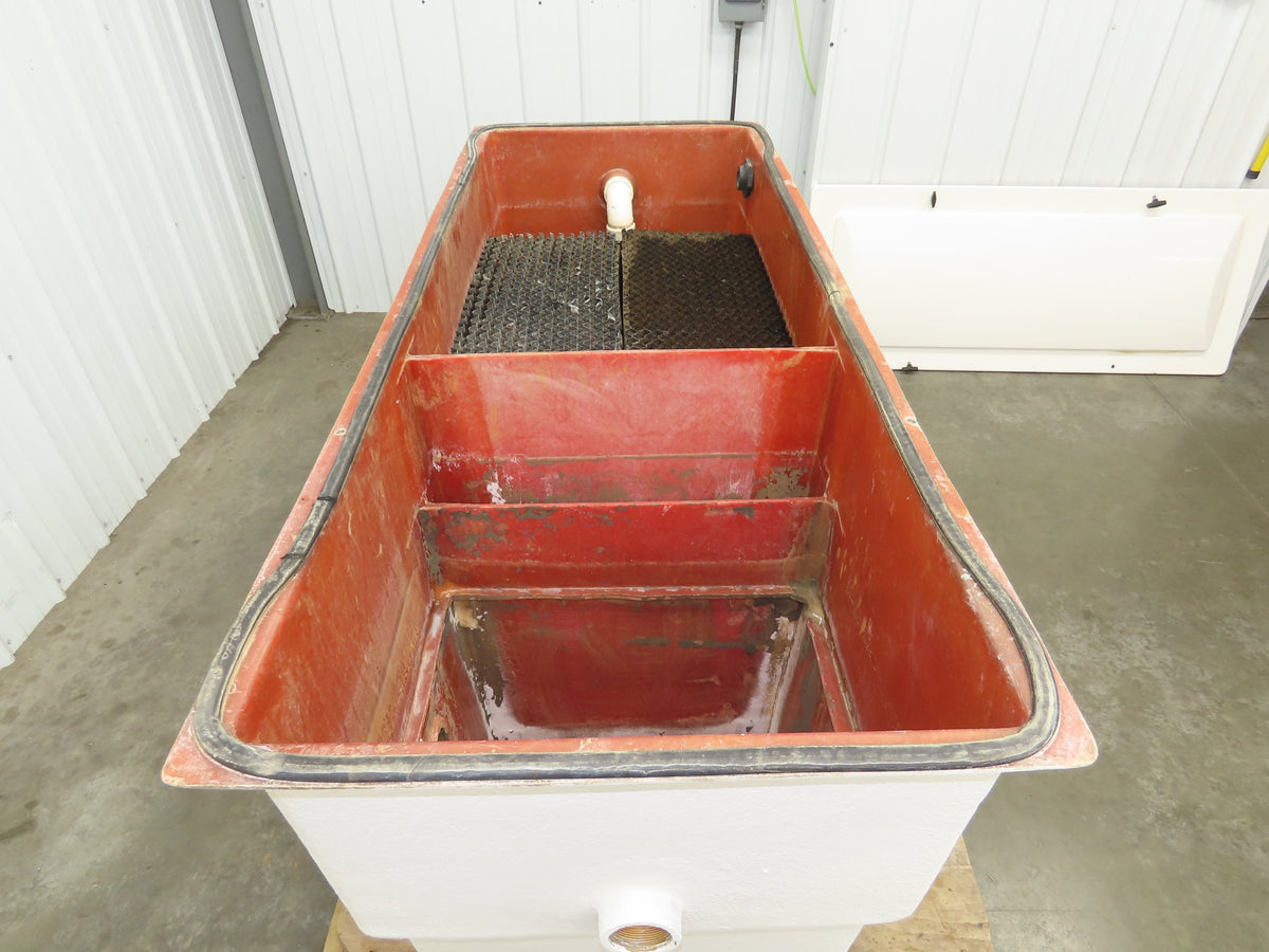Separator Tank 180 Gal Oil Water Coalescer Plate Pack Filtration Fiberglass
