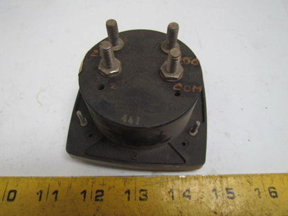 General Electric D0-91 10-0-10 DCV 500-0-500RPM Panel Meter Gauge For 2-3/4"Hole