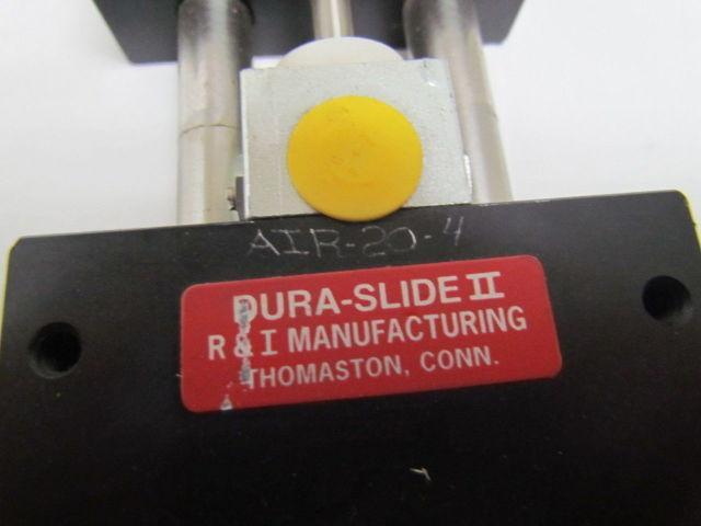 R&I Manufacturing Air-20-4 Dura-Slide 4"Stroke 13-3/4" OAL 3"Wide