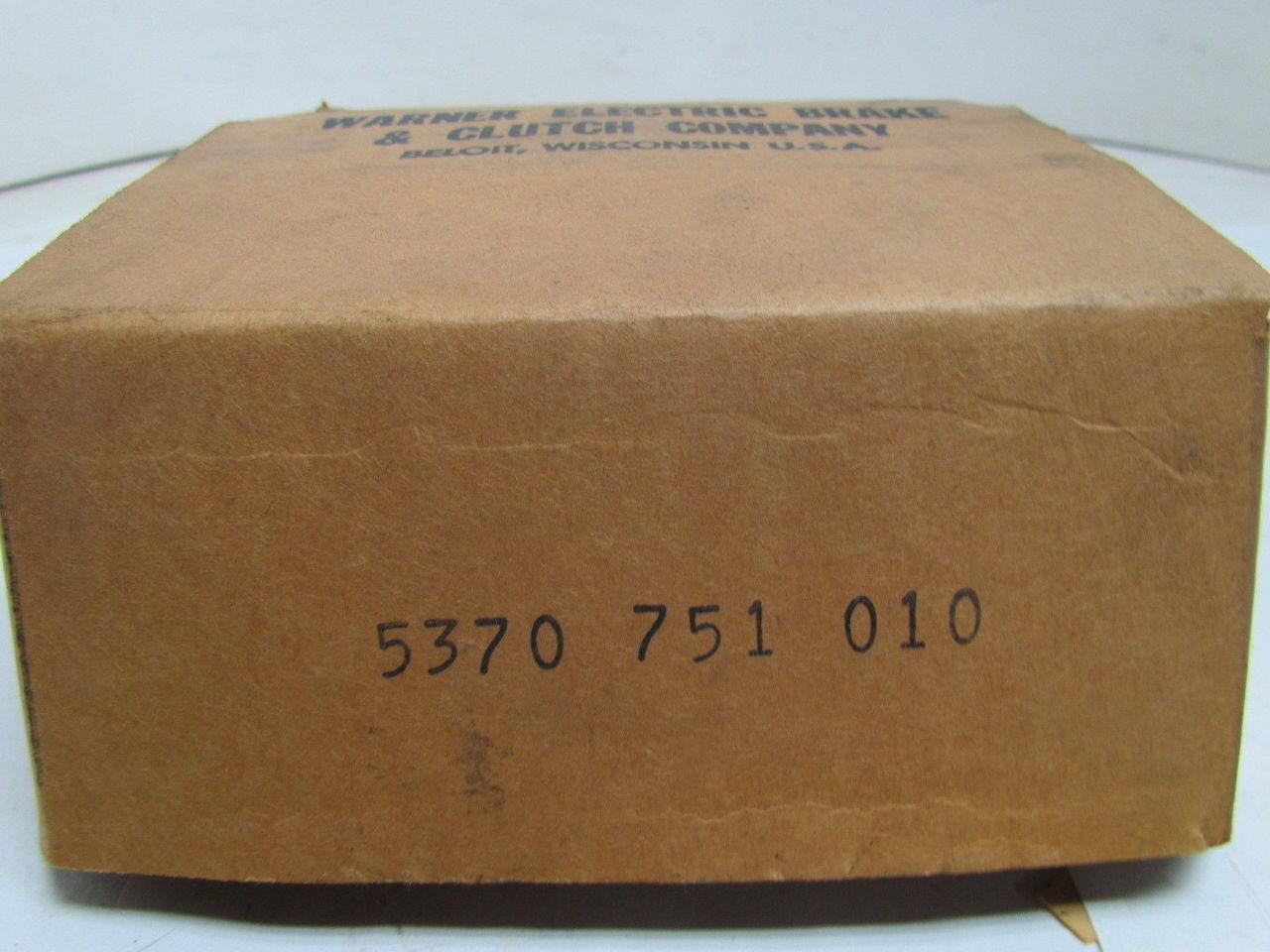 Warner Electric 5370 751 010 Rotor with fan and hub EM-50 5/8" finished bore NIB
